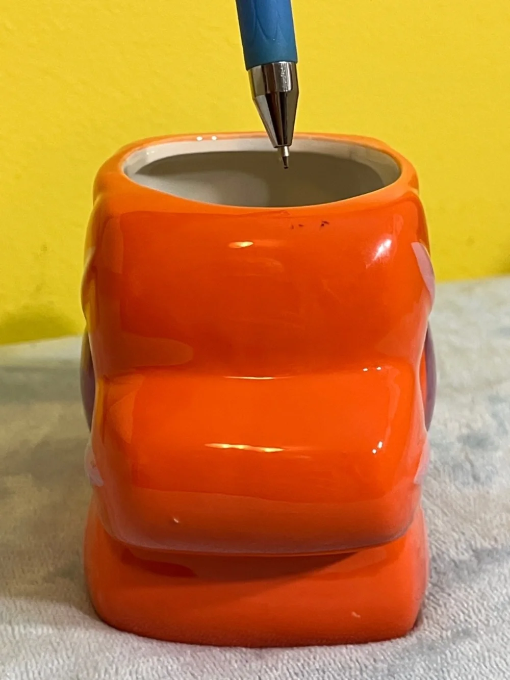 New Daisy Mug 14.2 oz Orange Floral Shape Mug, Planter I Room Essentials Target
